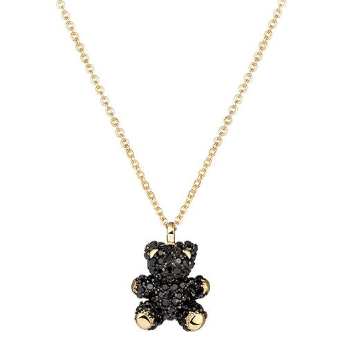 Pomellato Teddy Bear Charm Yellow Gold Necklace – Opulent Jewelers